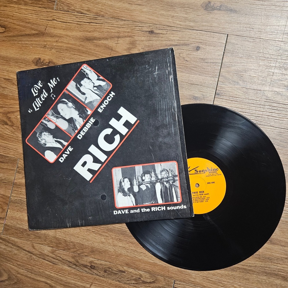 Dave Rich and the Rich Sounds Love Lifted Me Sonshine 1982 LP-R82 EX EX/EX